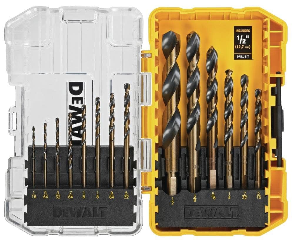 DeWalt Drill Bit Set Black and Gold 14-piece (DWA1184)