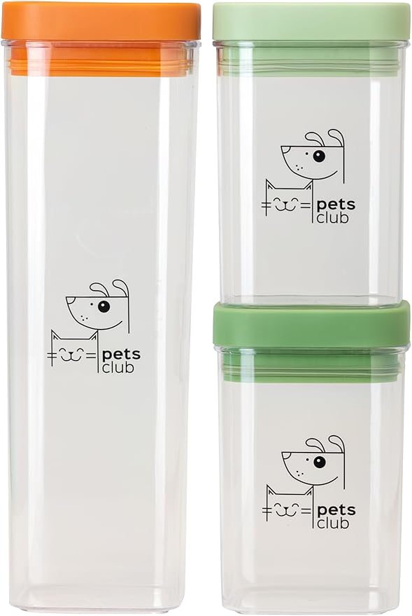 Vigar Pets Club 3 Pack Food Storage