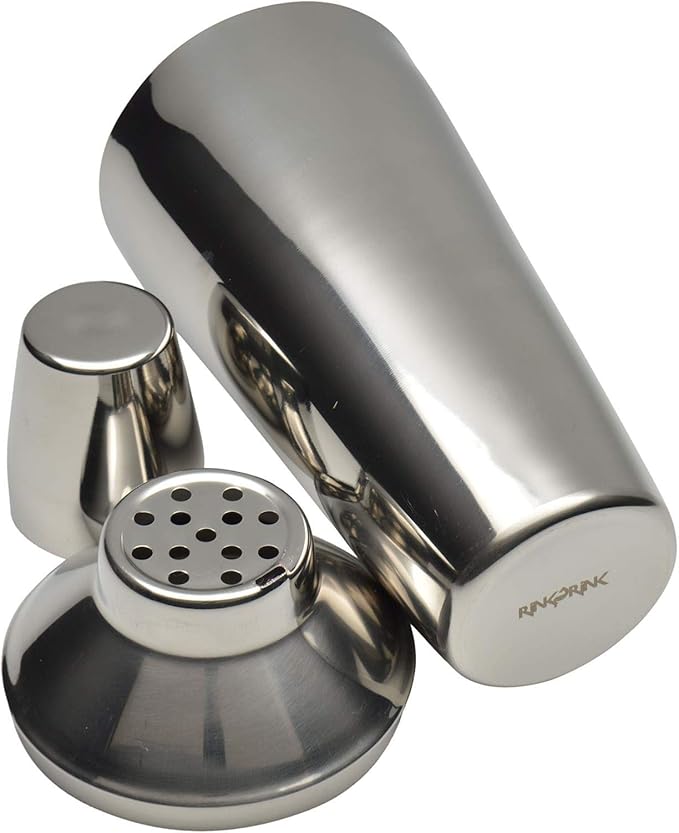 Rink Drink Stainless Steel Manhattan Cocktail Shaker - 800ml