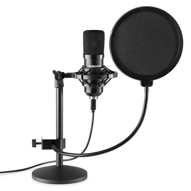 Vonyx CMTS300 USB Studio Microphone Set With Desk Stand