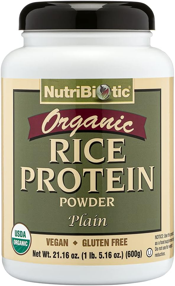 NutriBiotic Certified Organic Rice Protein Chocolate, 22.9 oz | Low