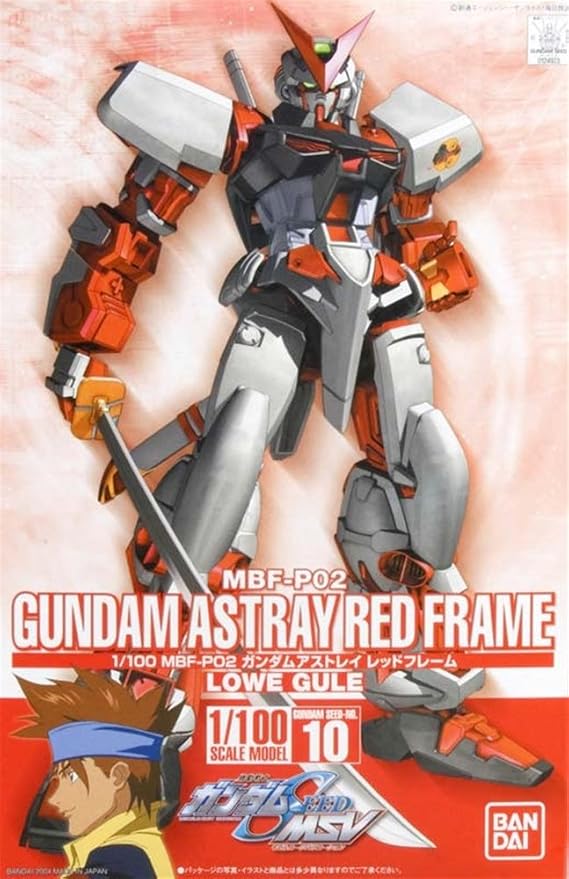 Bandai Hobby 1/100 #10 Astray Red Frame, Bandai Seed Action Figure