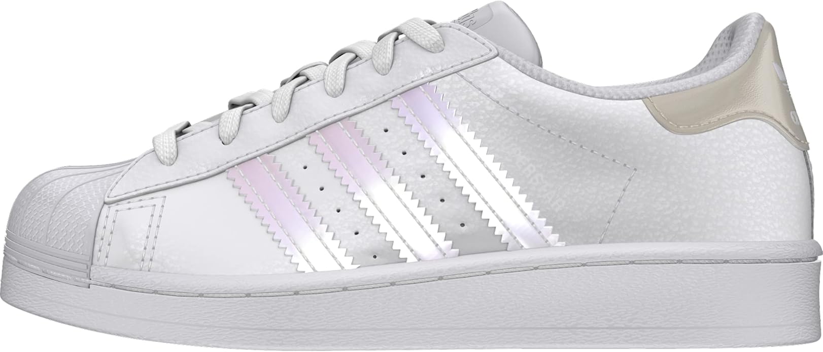 Adidas Superstar J 'Iridescent' Sneakers | White | Kid's Size 5.5