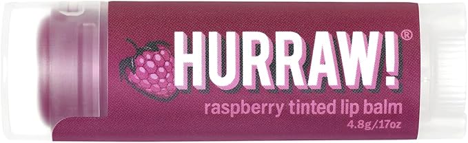 Hurraw Raspberry Tinted Lip Balm