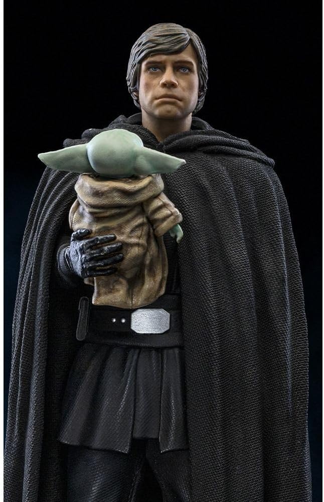 Star Wars The Mandalorian Luke Skywalker and Grogu 1 10 Scale Statue