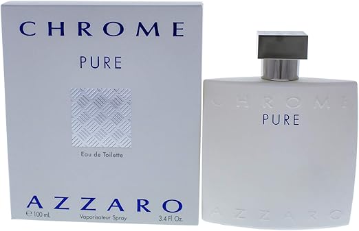 Chrome Pure by Azzaro Eau De Toilette Spray (Tester) 3.4 oz for Men