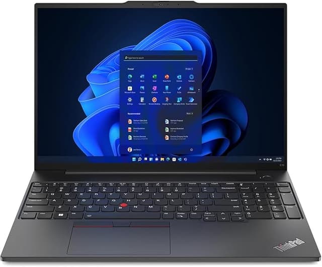 Lenovo 21JT001PUS ThinkPad E16 Gen 1 Notebook, AMD Ryzen 5, 8GB RAM, 256GB SSD, Windows 11 Pro