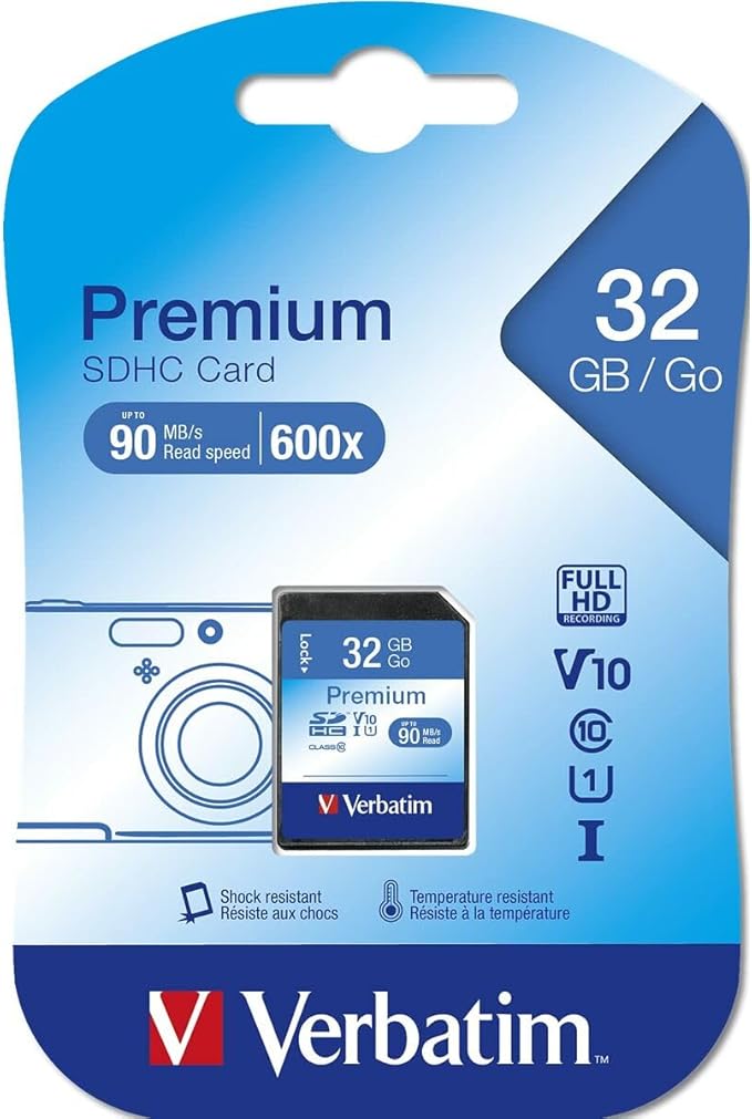 Verbatim 32GB Class 10 SDHC Card