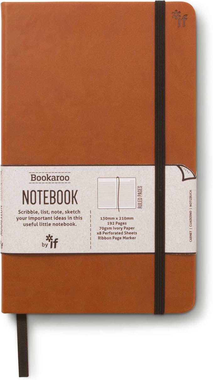 Bookaroo Notebook - Brown