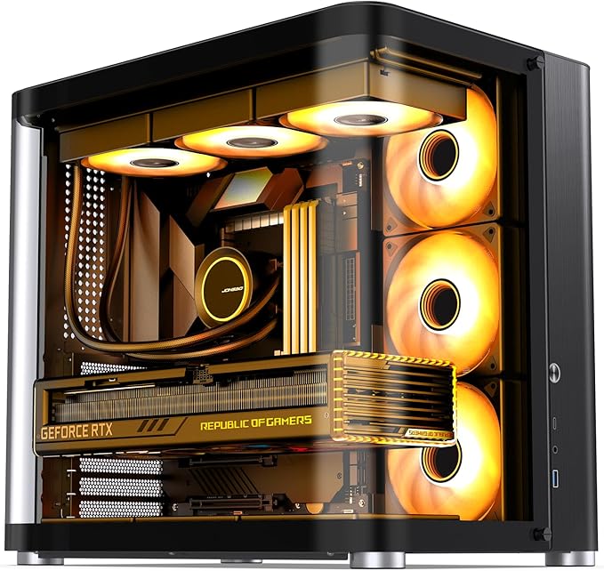 Jonsbo TK-2 2.0 PC Tower Case Black