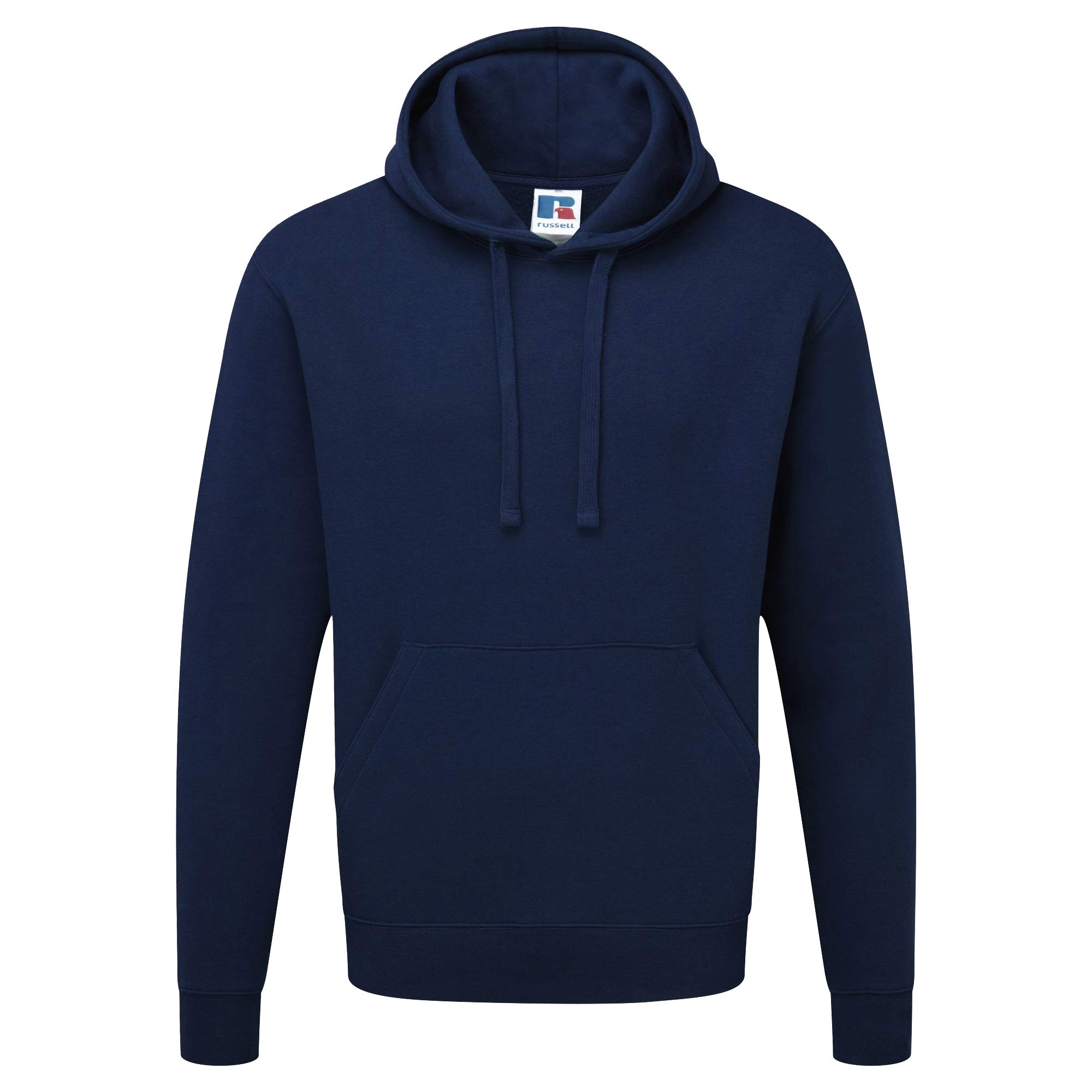 Russell Mens Authentic Hooded Sweatshirt / Hoodie French Navy M
