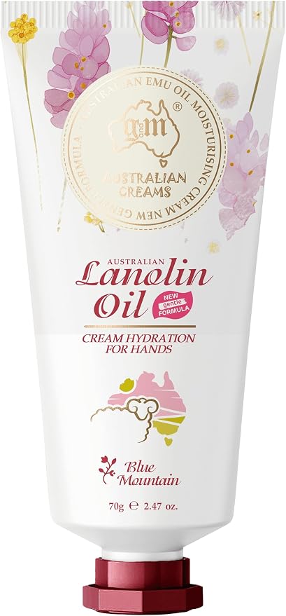 G&M Cosmetics Australian Emu Oil Hand Cream Blue Mountains 70g Tube