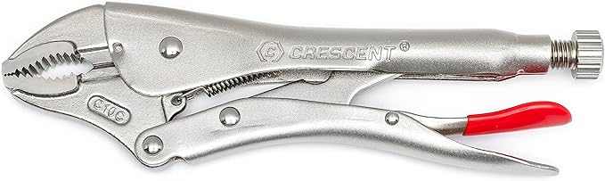 Crescent C10CVN-08 10" 250mm Curved Jaw Locking Pliers with Wire Cutter