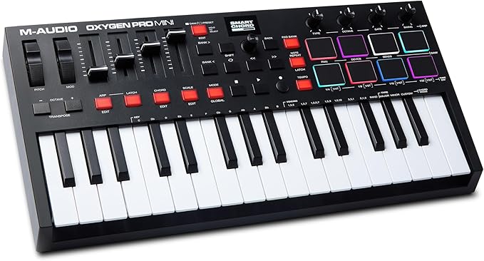 M-Audio - Oxygen Pro Mini - 32 Note USB Controller Keyboard