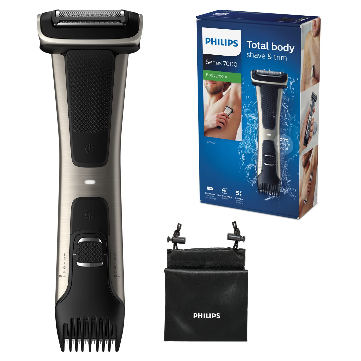 Philips Series 7000 BG7025/15 - Shaver Body Head of Trim 80 Minute