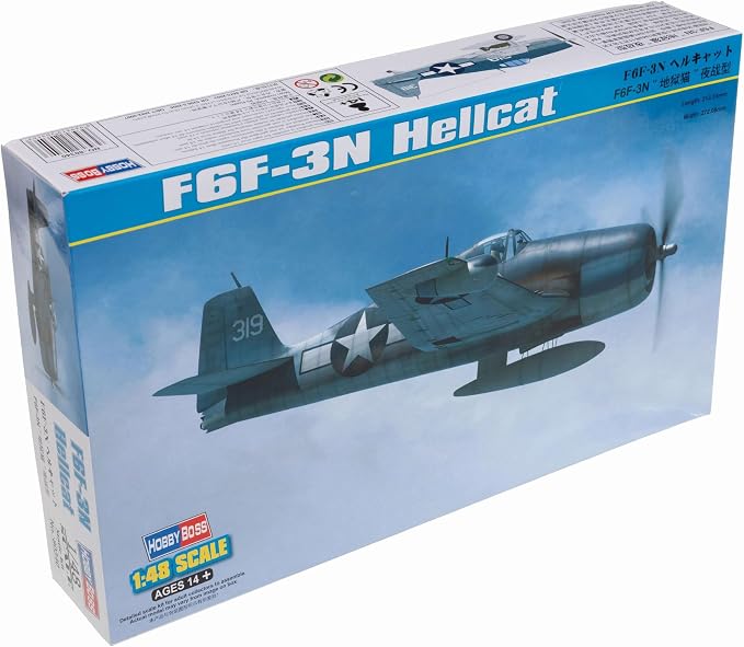 Hobby Boss 80340 1/48 F6F-3N Hellcat