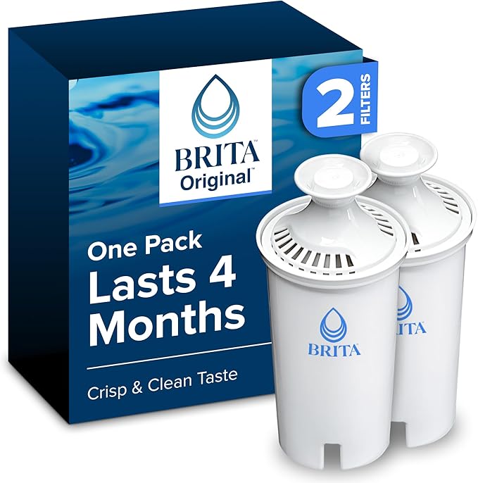 Brita Standard Water Filter, Replacement Filters For Pitchers 6 CT