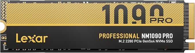 Lexar NM1090 Pro PCIe Gen5 NVMe M.2 SSD - 1TB