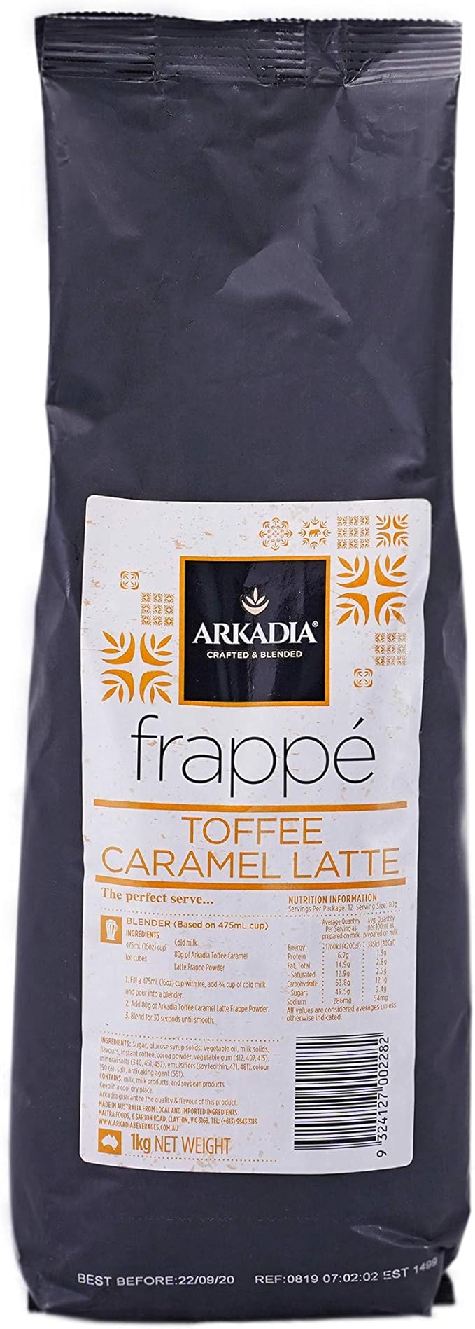 Arkadia - White Drinking Chocolate Powder 1kg