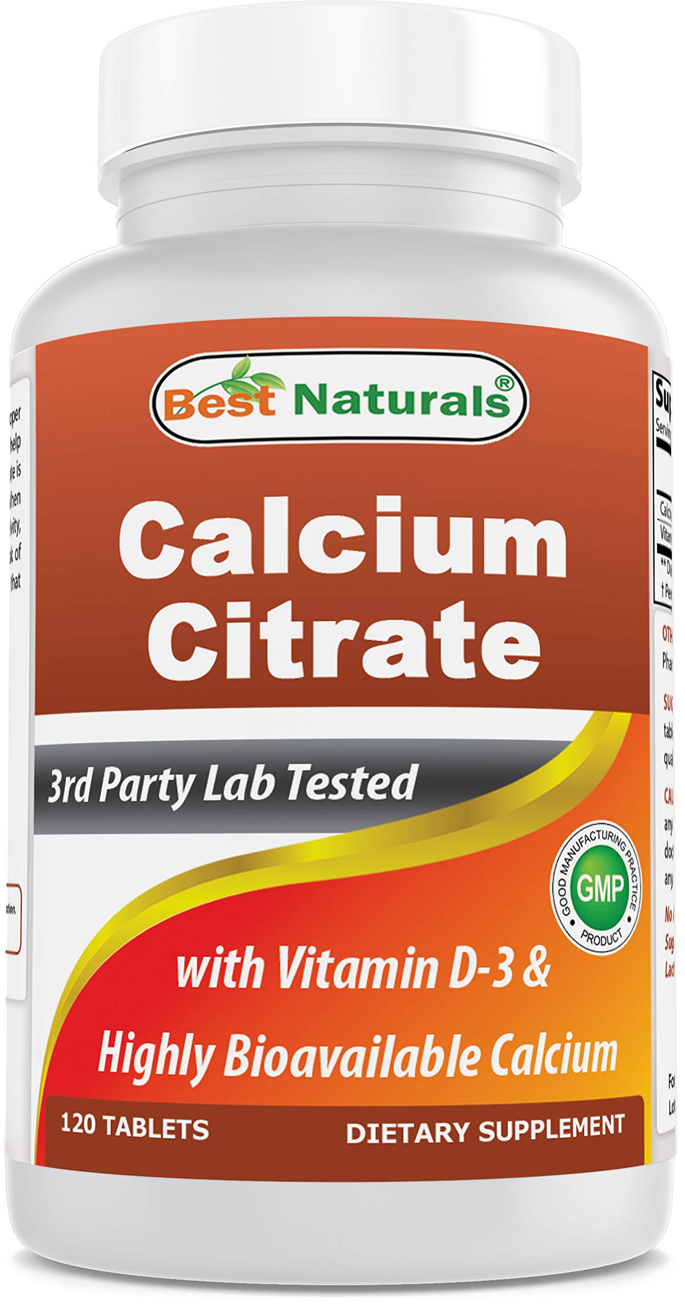 Best Naturals Calcium Citrate With Vitamin D-3 240 Tablets (240 Count (Pack of 2))