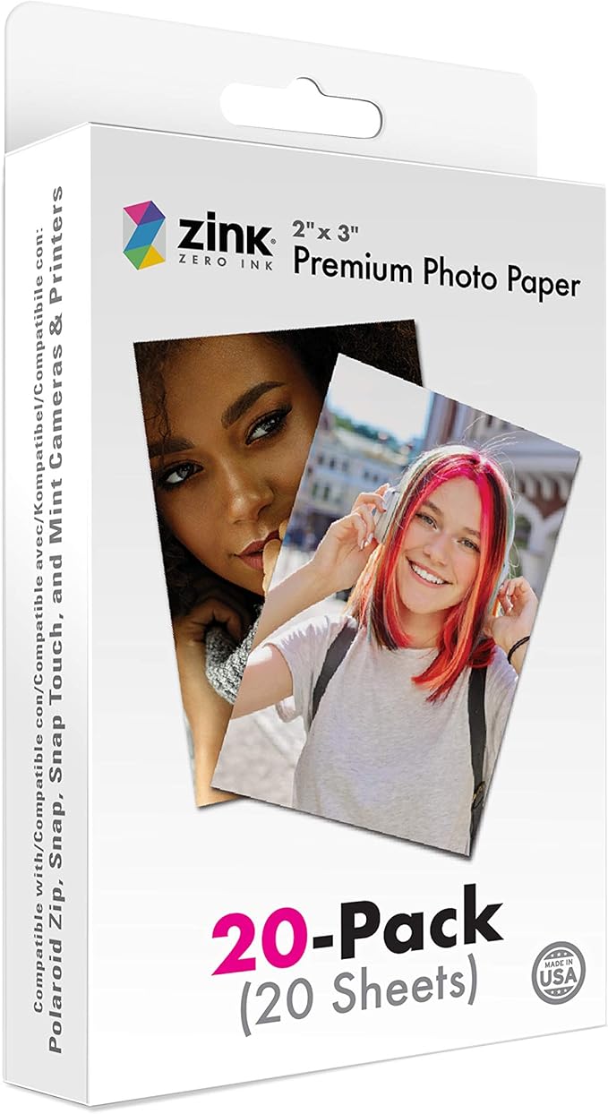 Zink 2x3" Paper - 30 Sheets