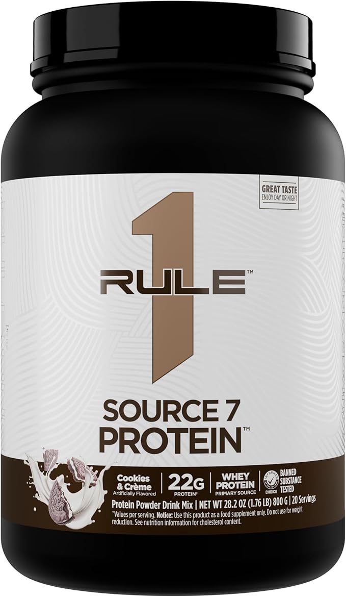 Rule 1 Source 7 Protein 900g / Cookies & Creme