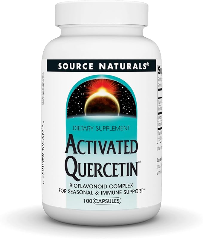Source Naturals - Activated Quercetin - 100 Capsules