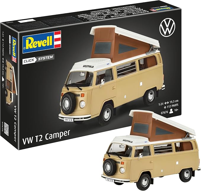 Revell VW T2 Camper Easy-Click Model Kit