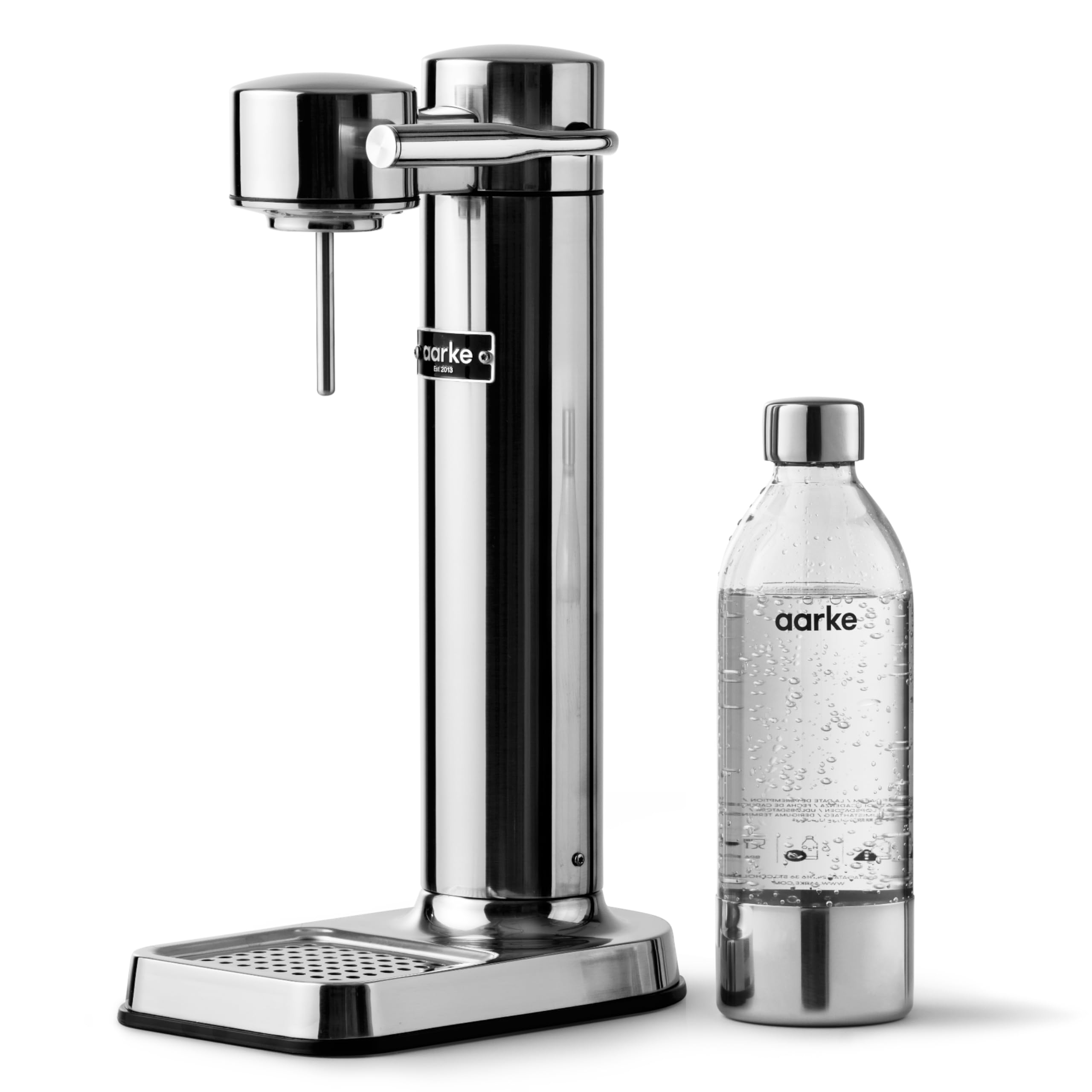 Aarke Carbonator 3 Sparkling Water Maker - Polished Steel