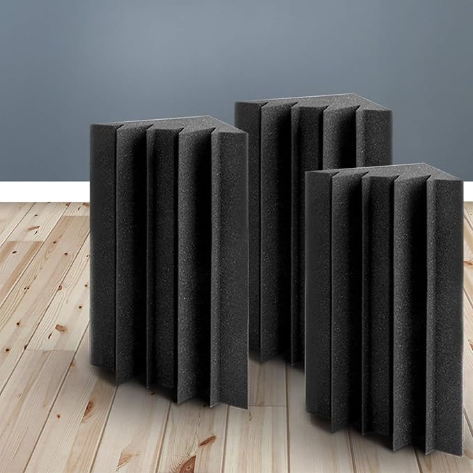 Alpha 60pcs Studio Acoustic Foam Corner Bass Trap Sound Absorption Treatment