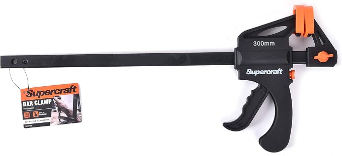 Supercraft Bar Clamp Wood/Metalwork Workshop Home Improvement DIY Tool 300mm