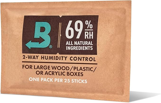 Boveda 69-Percentage RH Individually Over Wrapped 2-Way Humidity Control Pack, 60gm