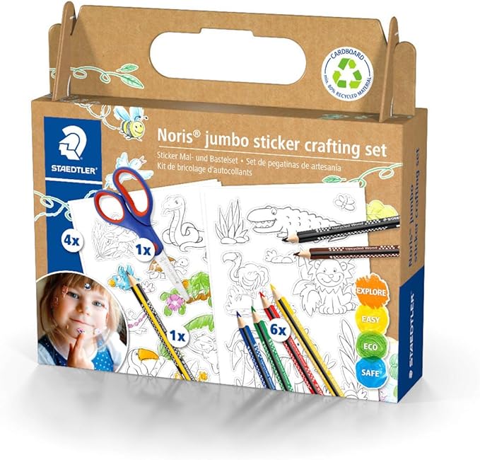 Staedtler Noris Jumbo Sticker Crafting Set