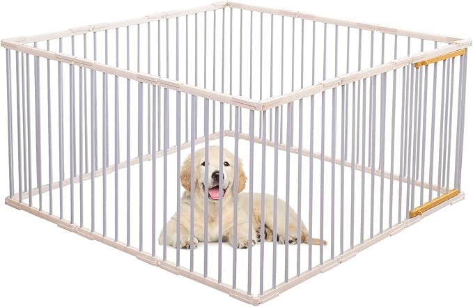 TOPET Portable Pet Dog Playpen Enclosure Cage Puppy Play Pen 12 Panels