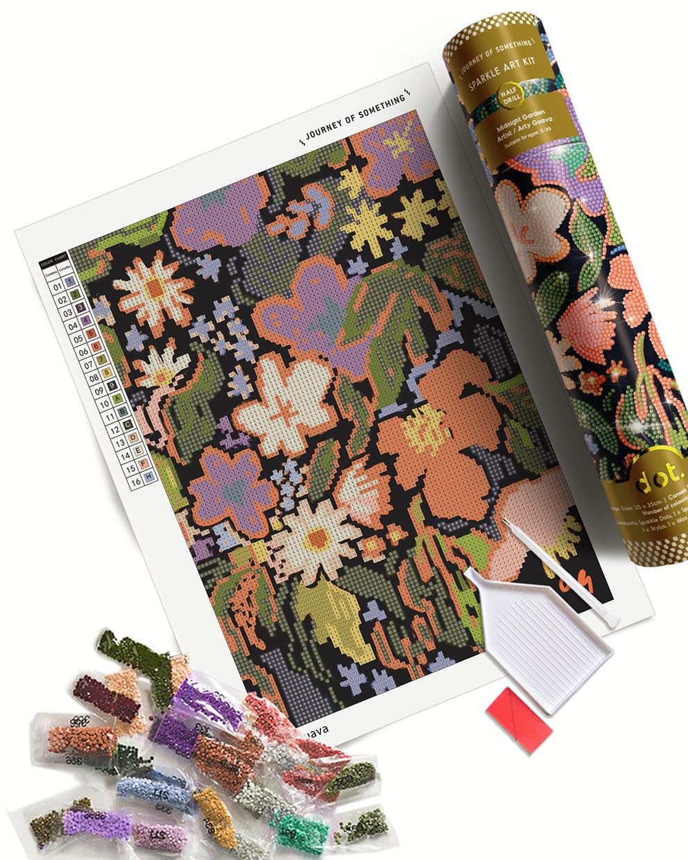 Journey of SOMETHING- Sparkle Art Kit: Midnight Garden
