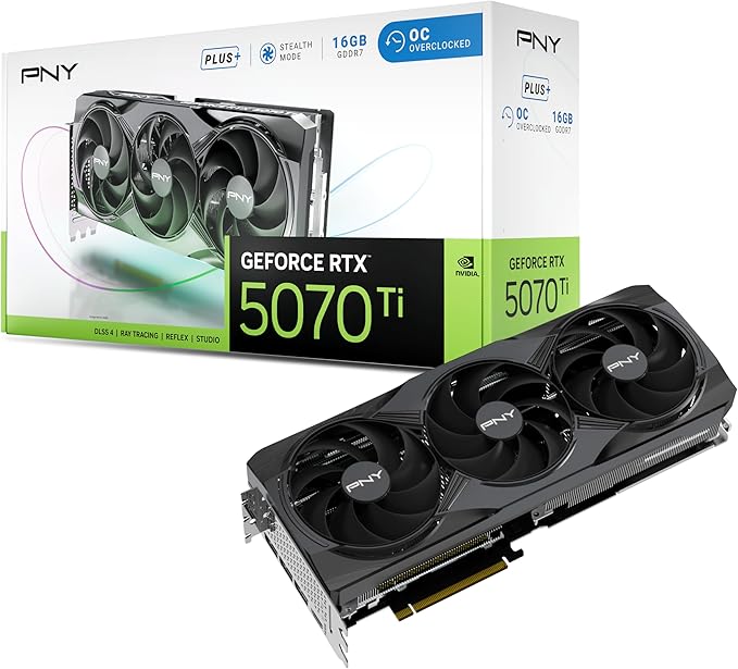 PNY GeForce RTX 5070 Ti OC, 16GB