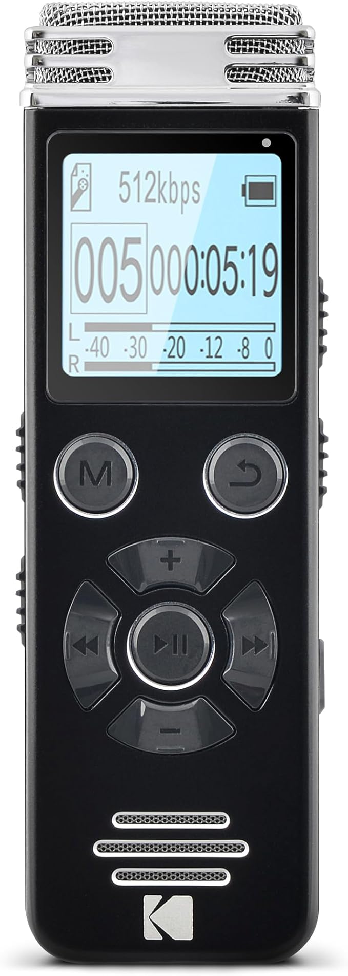 Kodak VRC450 Stereo Digital Voice Recorder With 8GB Memory