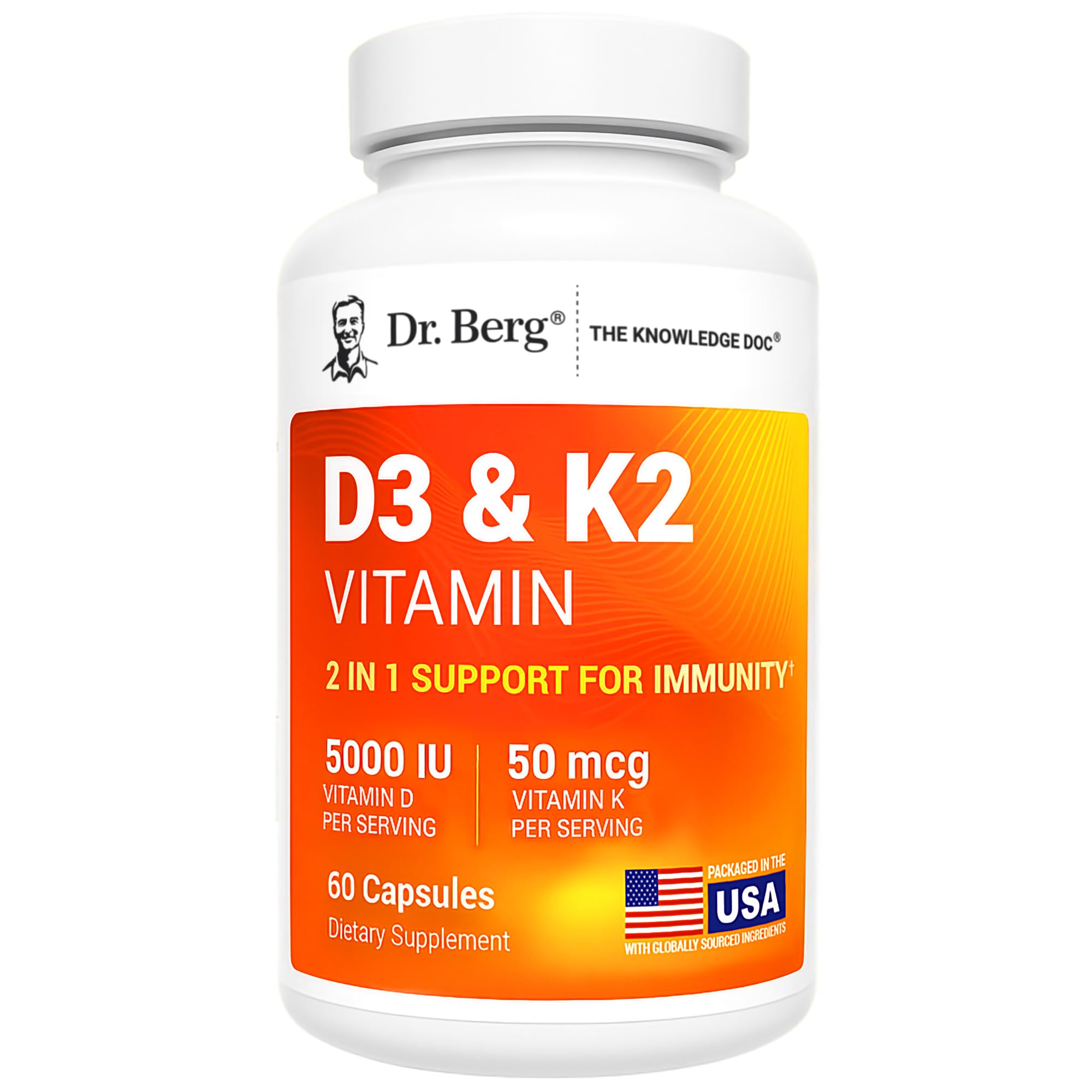 Buy Dr. Berg's Vitamin D3 K2 w/ MCT Oil - Supps247