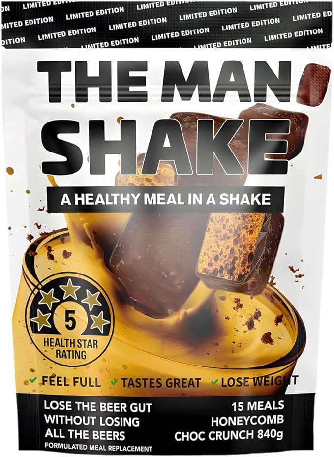 The Man Shake Choc Honeycomb Flavour 840g