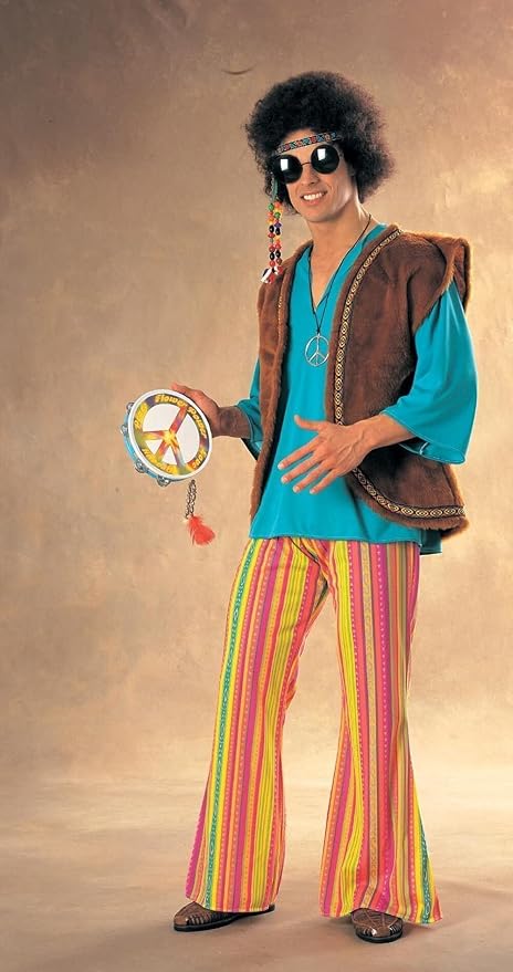 Rubies John Q Woodstock Hippie Adult Costume