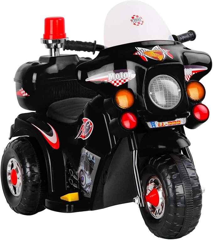 Rigo Kids Ride On Motorbike Motorcycle Car Black