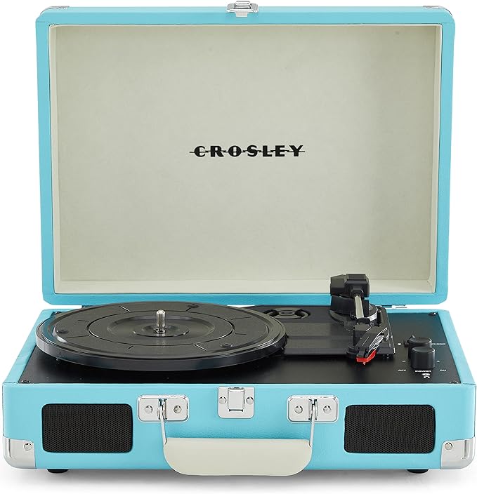 Crosley Cruiser Bluetooth Portable Turntable - Turquoise