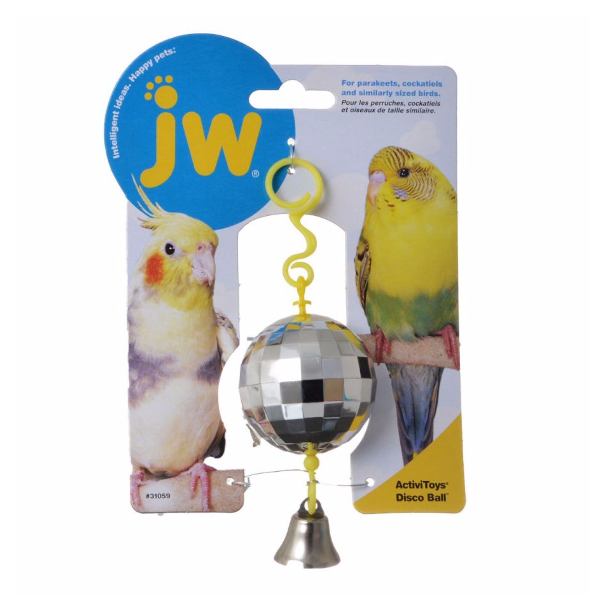 JW Pet 31059 Insight Disco Ball Bird Toy,Small