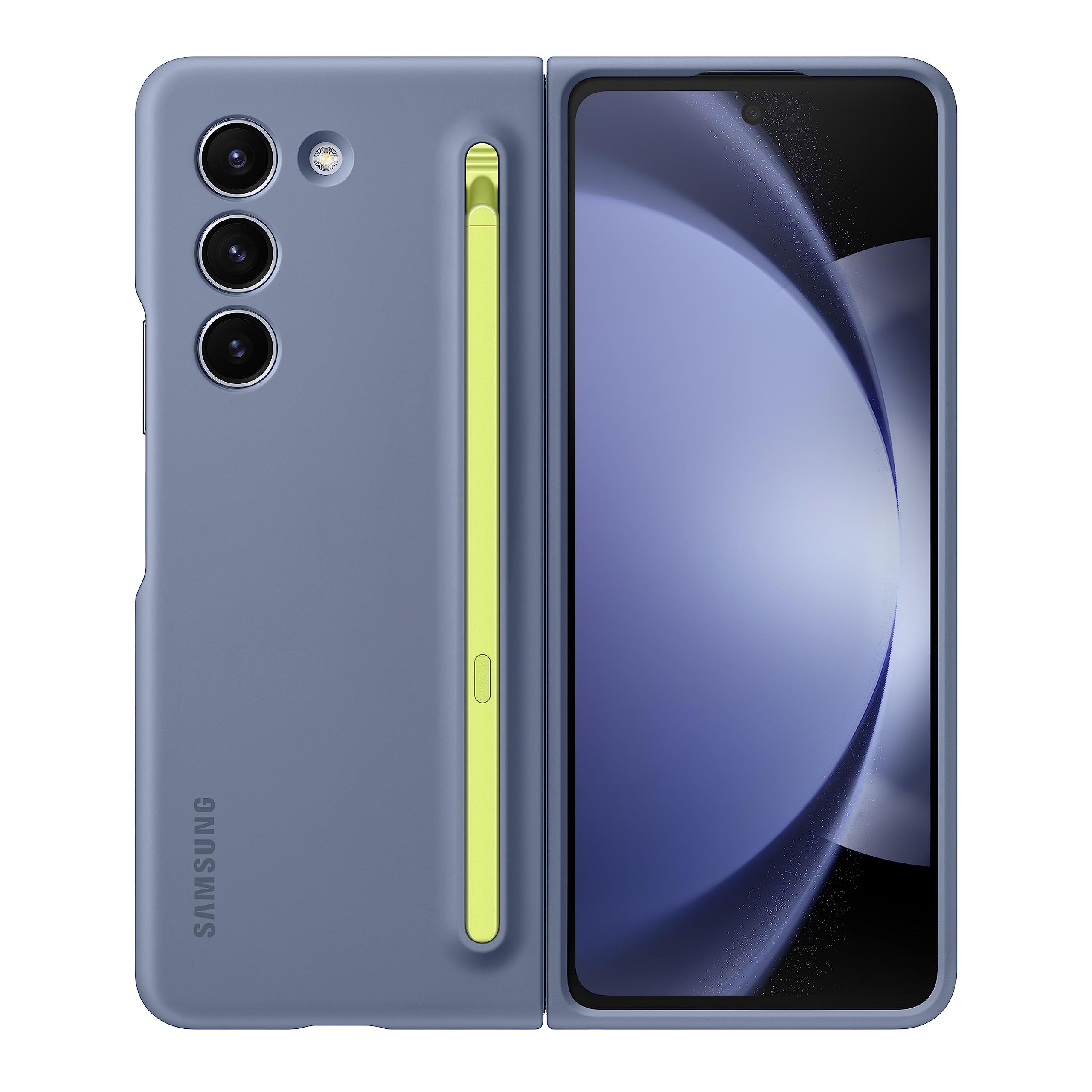 Samsung - Galaxy Z Fold5 Slim S Pen Case - Icy Blue