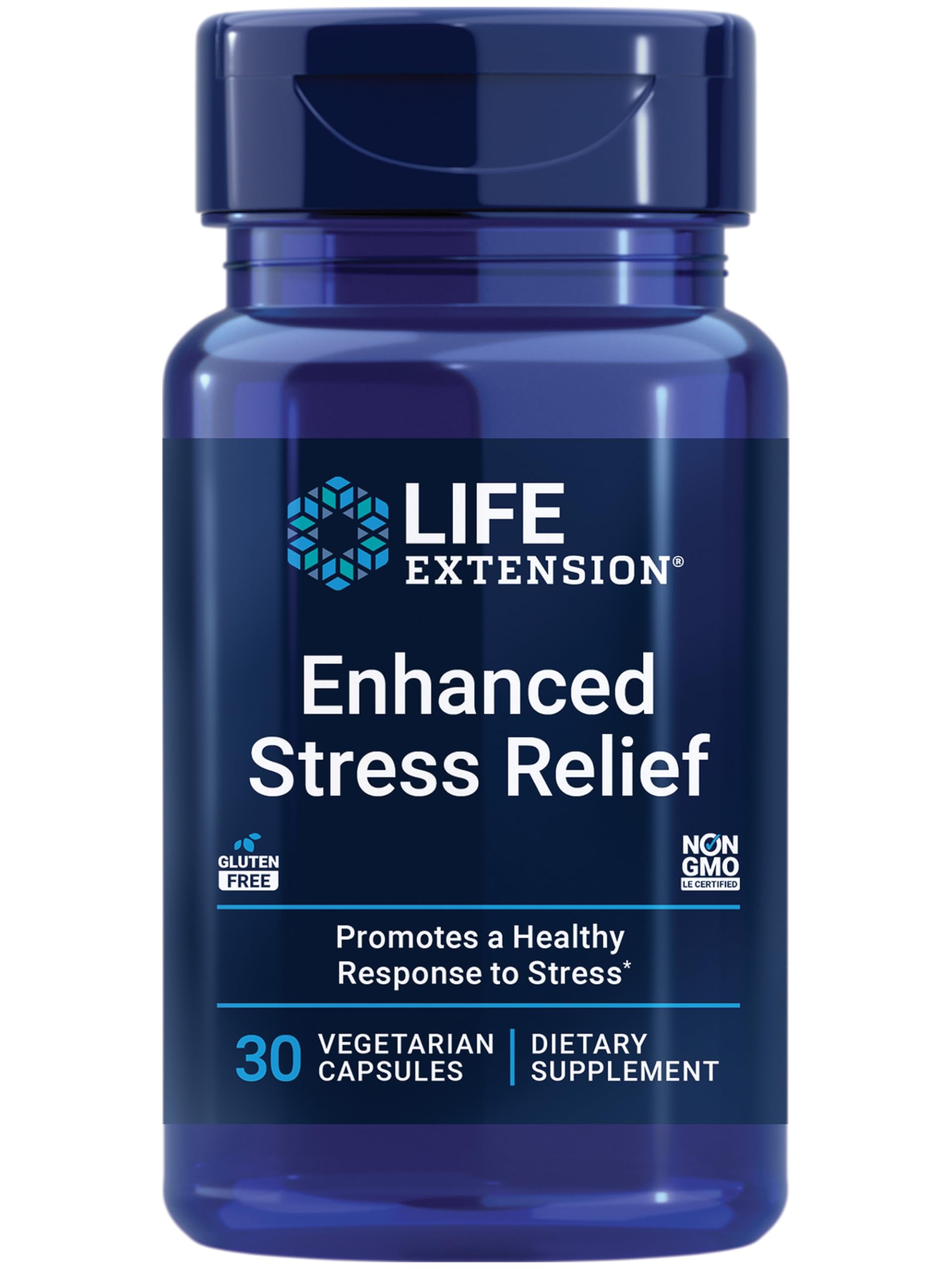 Life Extension Enhanced Stress Relief, Vegetarian Capsules - 30 capsules