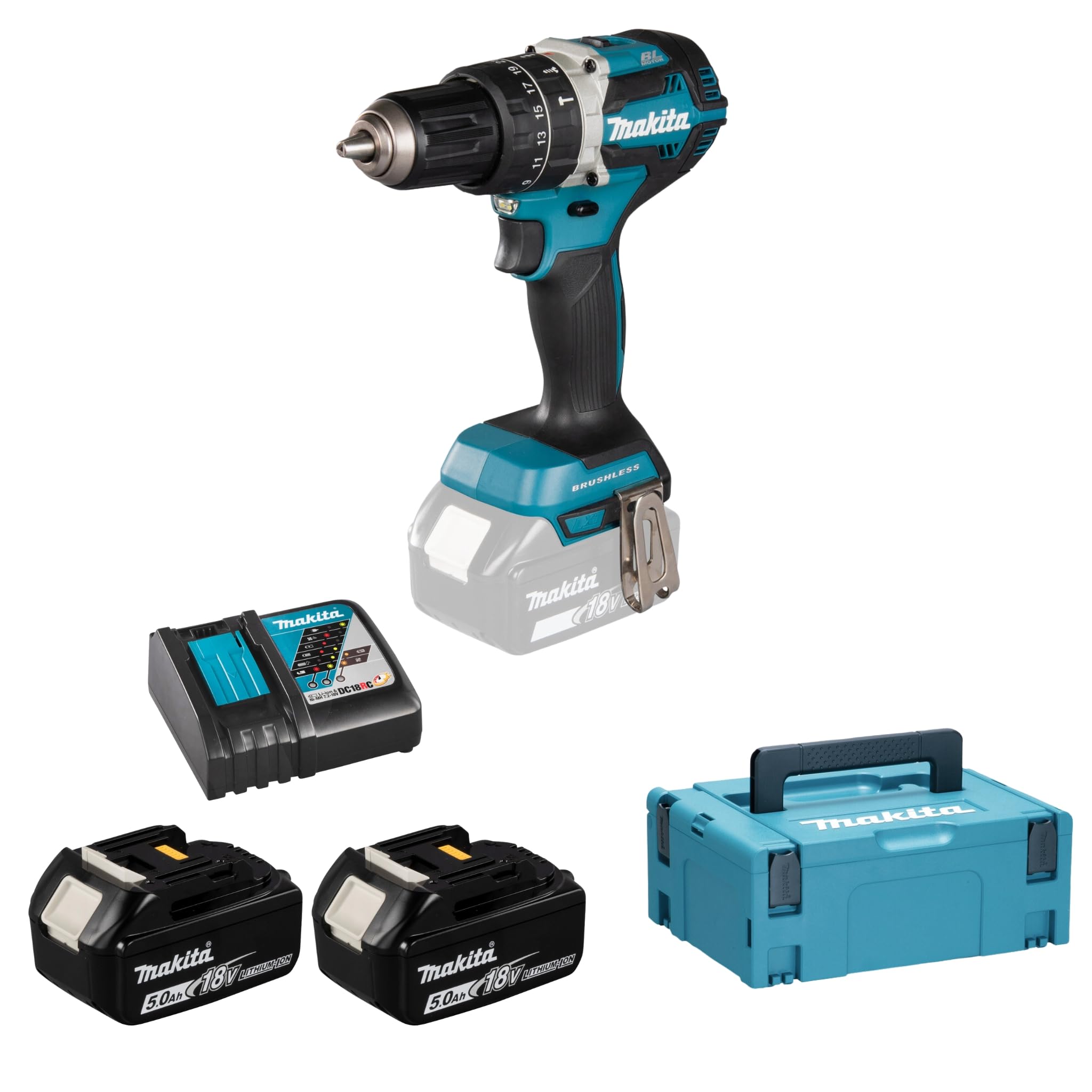 Makita Dhp484rtj Cordless Combi
