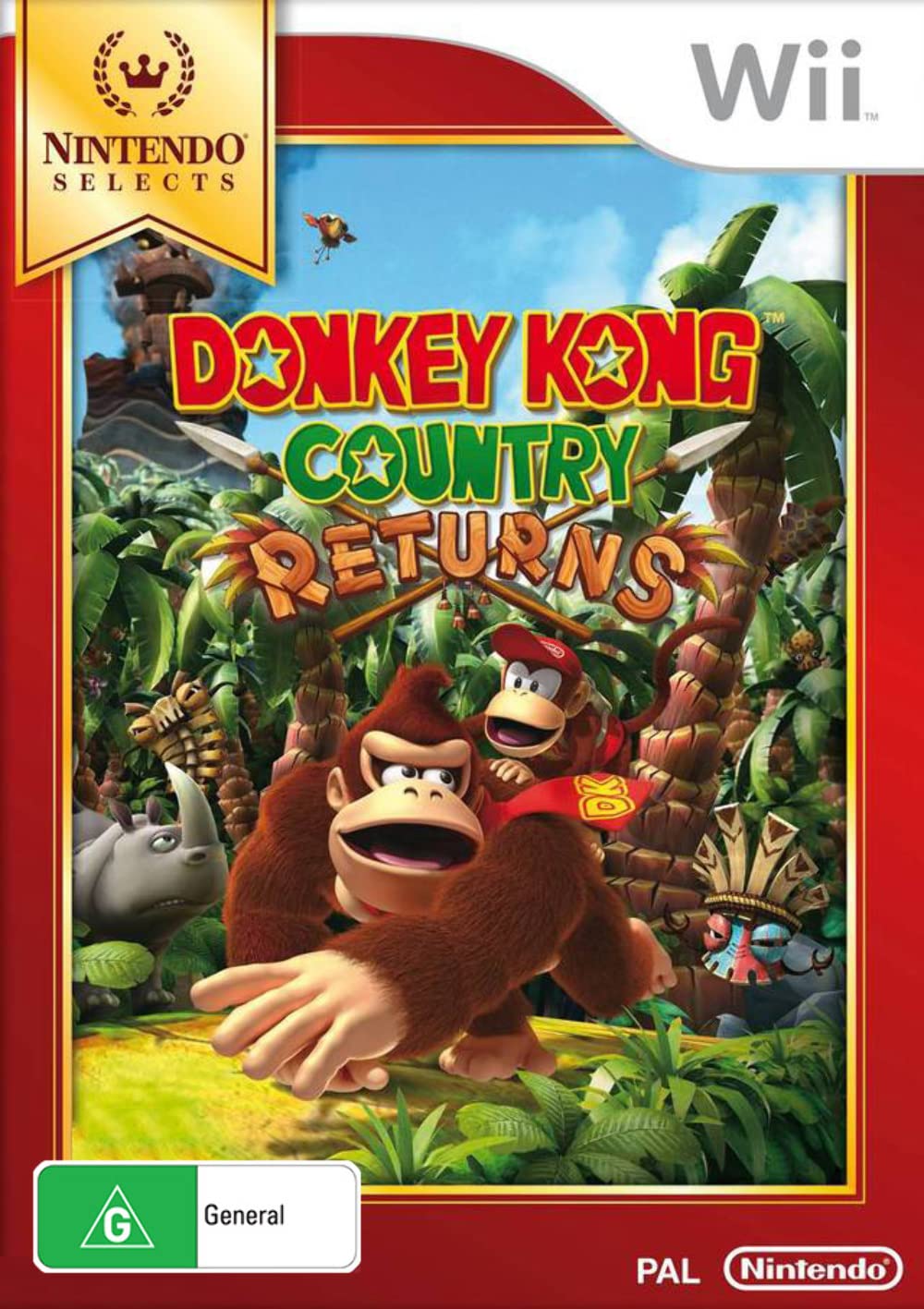 Donkey Kong Country Returns Nintendo Wii Game