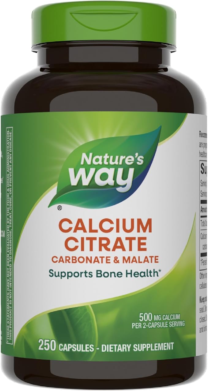Nature's Way Calcium Citrate 250 Capsules