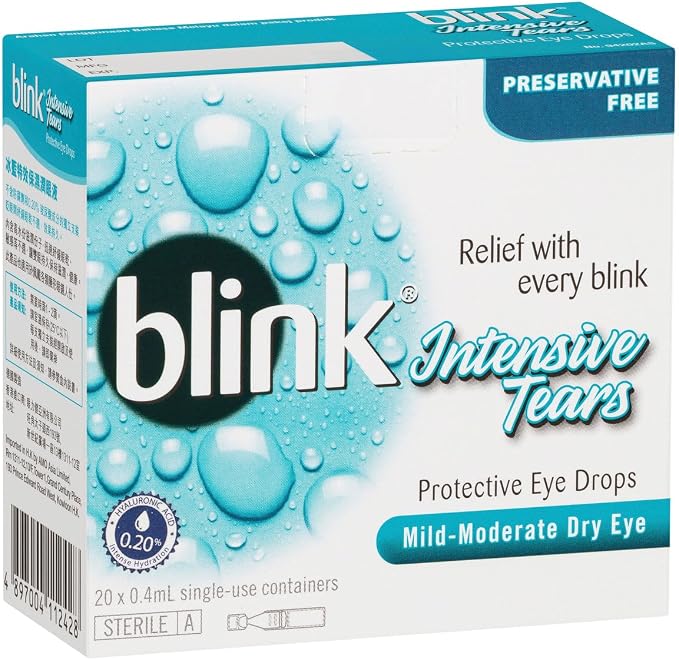 Blink Intensive Tears 0.4ml x 20 Vials
