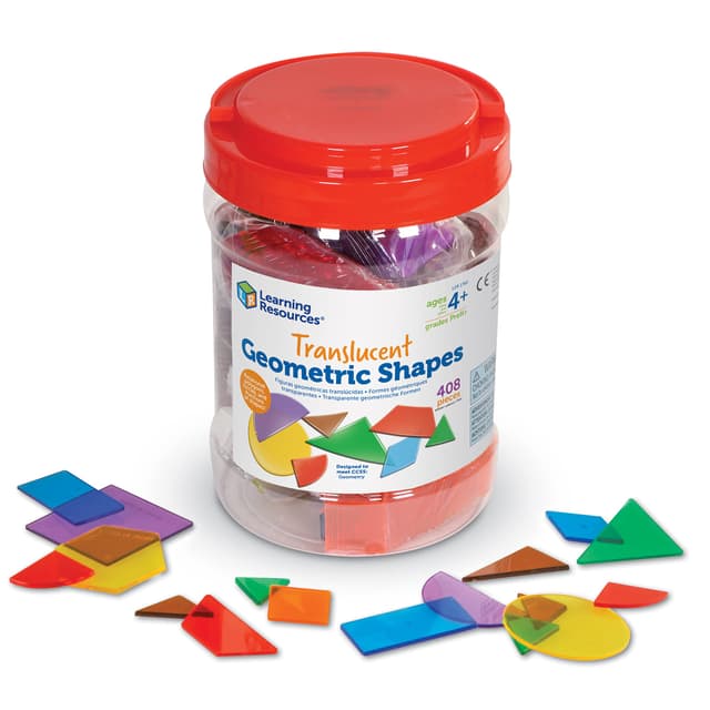 Learning Resources Translucent Geometric Shapes